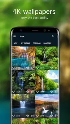 Waterfall Wallpapers 4K android App screenshot 3